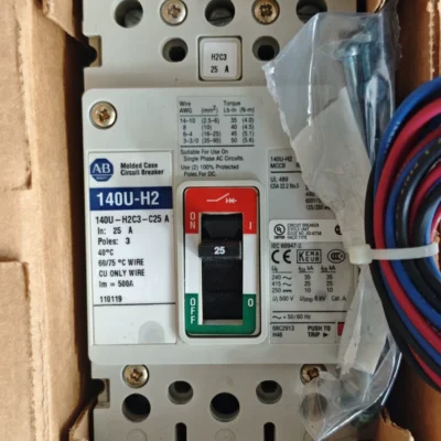 Molded Case Circuit Breaker Allen-Bradley 140U-H2C3-C25