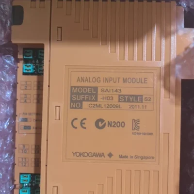 Process Control with YOKOGAWA SAI143-H03 Analog Input