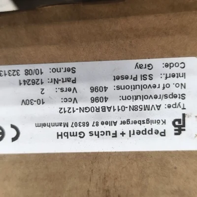 Absolute Multiturn Encoder Pepperl+Fuchs AVM58N-011ABR0GN-1212