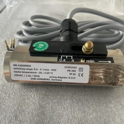 HONSBERG MR-020GM004 Flow Switch for Pumps and Lines