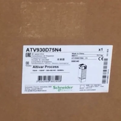 Industrial Pump Control with Schneider ATV930D75N4