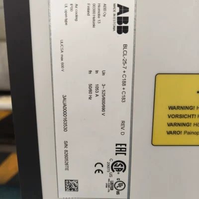 ABB BLCL-25-7+C188+C183 Variable Frequency Drive 25A 11kW