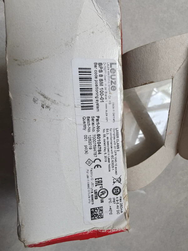 Leuze BPS 8 SM 100-01 50104784 Barcode Positioning Sensor