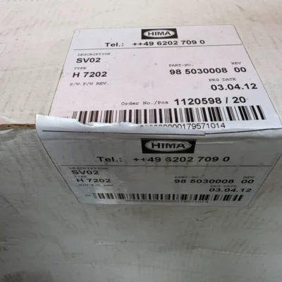 HIMA H 7202 SV02 Control Module for Safety Automation PLC